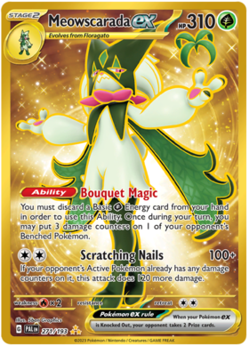 Meowscarada EX 271/193 Gold Secret Rare
