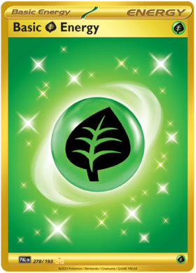 Basic Grass Energy 278/193 Gold Secret Rare