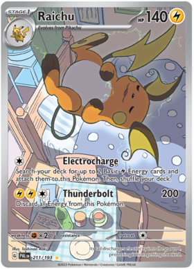 Raichu 211/193 Illustration Rare